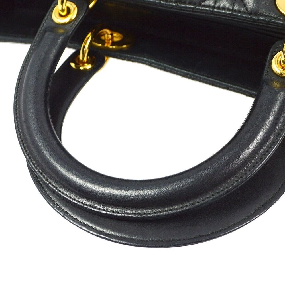 Christian Dior Black Lambskin Lady #126961D18B - Picture 3 of 10